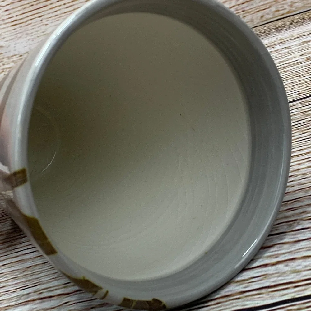 Ciao Italya for Nordstrom Vase, Made‎ in Italy, Gray Bamboo Design Pottery